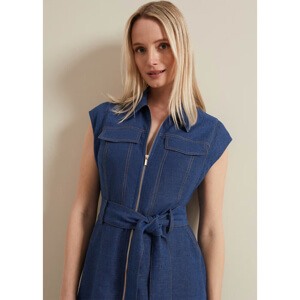 Phase Eight Luiza Denim Midi Dress